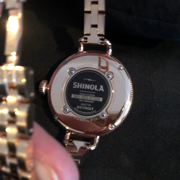 Shinola Birdy Rose Gold w/extra straps - Picture 7 of 8